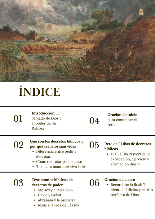 21 DECRETOS BIBLICOS PARA LA ABUNDANCIA Y LA PAZ