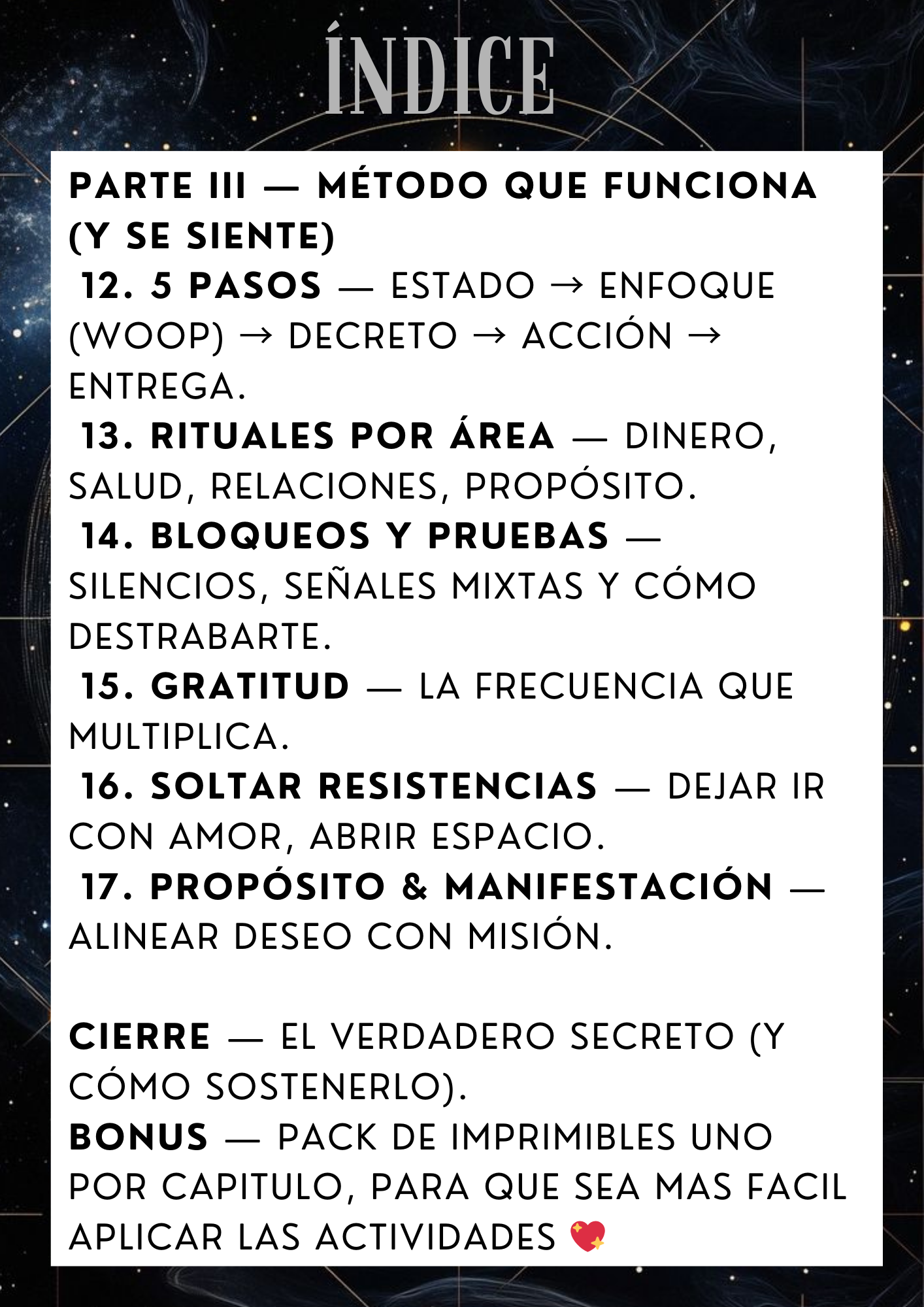 EL SECRETO: LO QUE NADIE TE DICE DE LA MANIFESTACION
